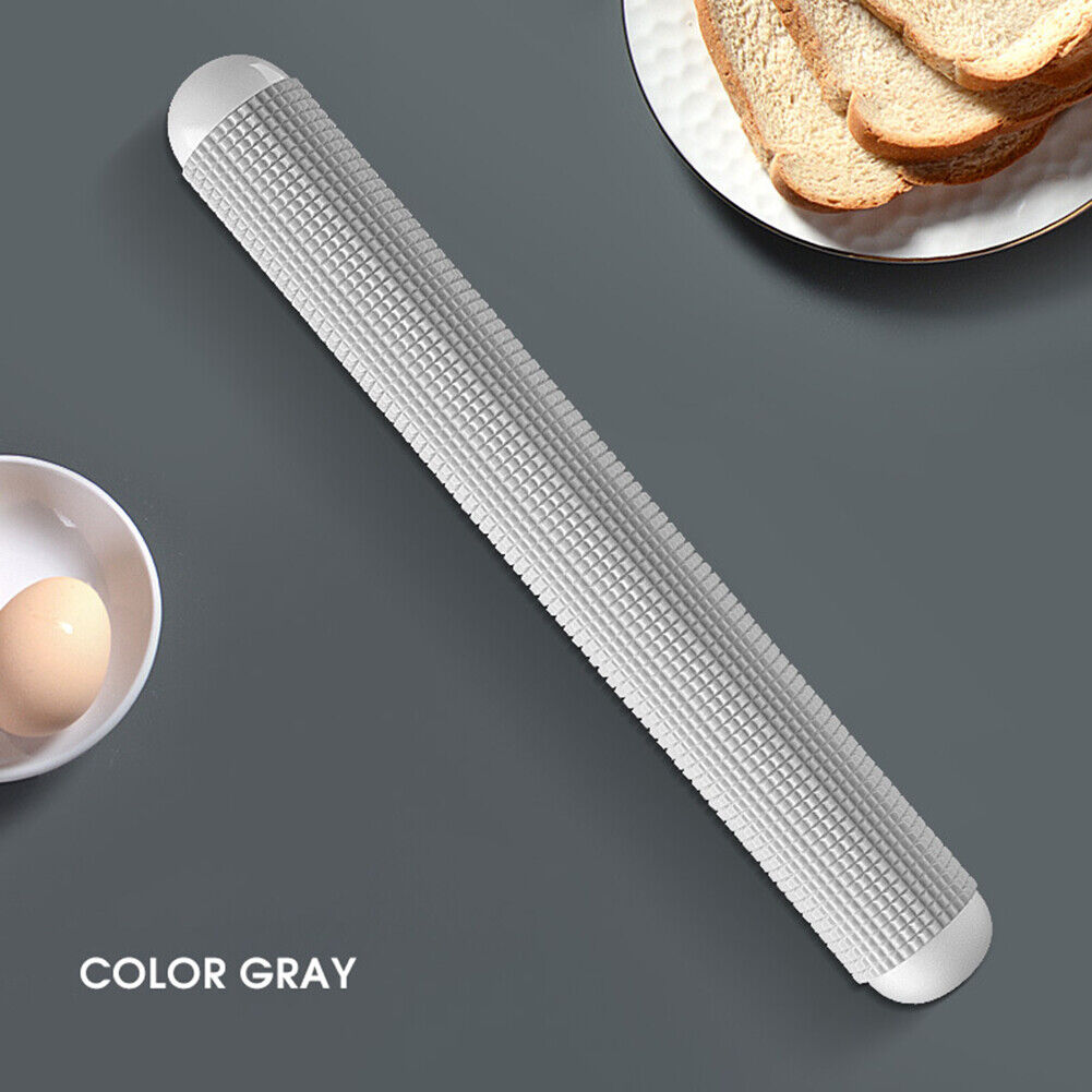 Non-stick Dough Roller Sticks ABS Rolling Pin Dumpling Wrapper (Grey)