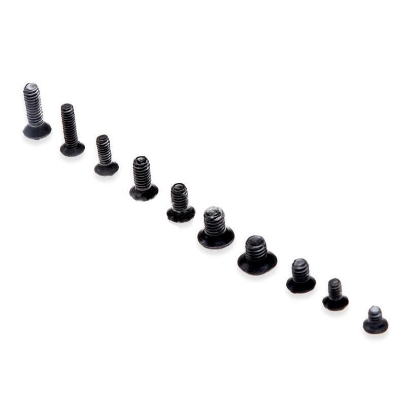 KM Black Zinc Plated Screws Metric M2 M2.5 M3 Laptop Notebook Computer Screw Kit
