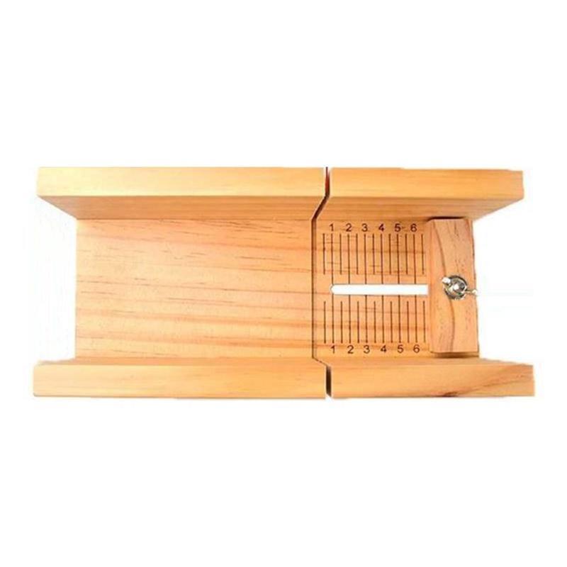 Practical Sharp Soap Cutter Wooden Box Creative Soaps Candles Loaf Cutter Mold