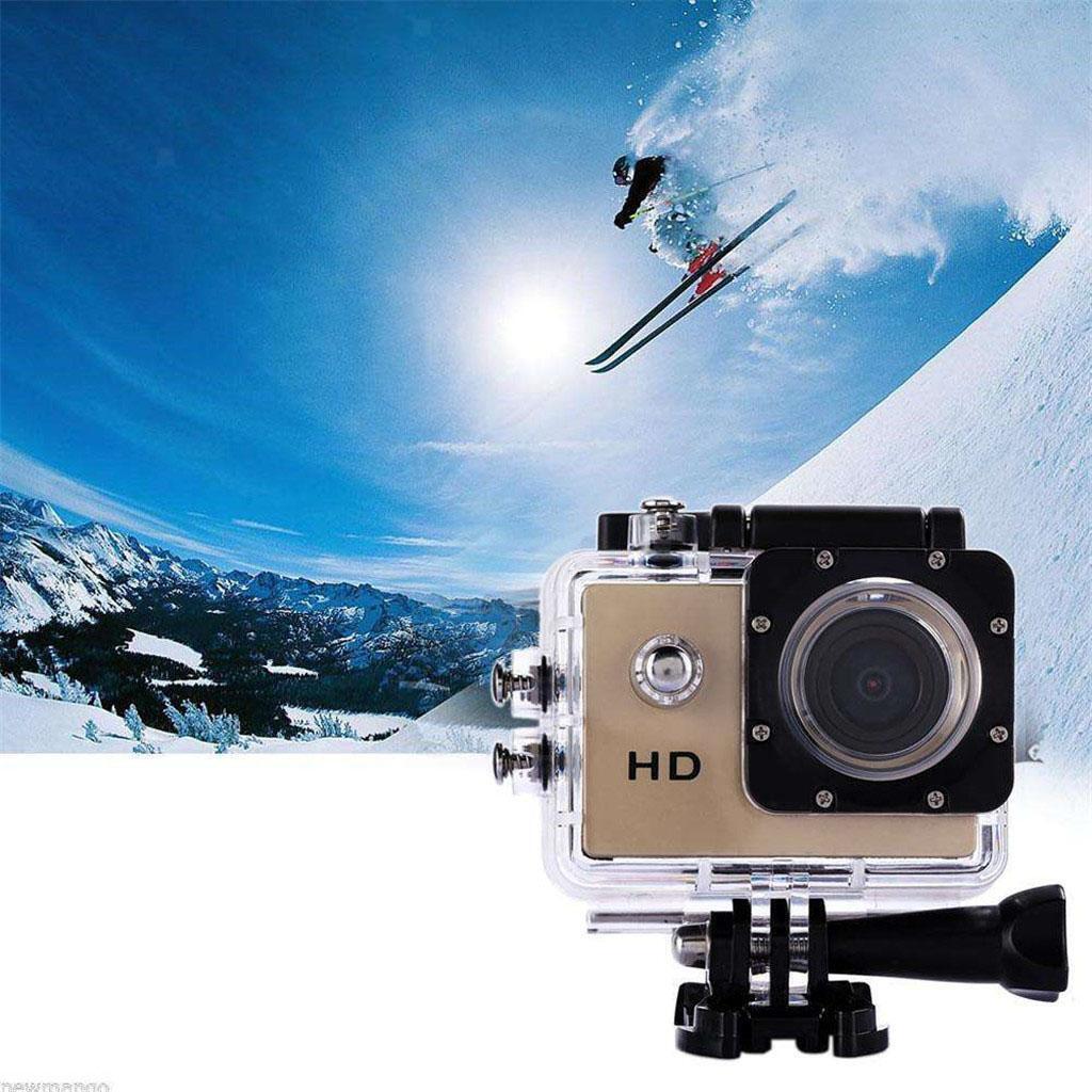 Waterproof 1080P HD DV DVR Sports Camera for Rock Climbing, Diving, Black