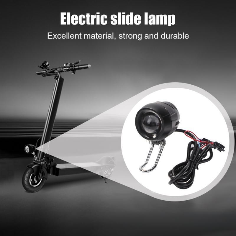 2 in 1 Electric Scooter Horn Headlight Motorcycle Front Light Lamp for Kugoo M4