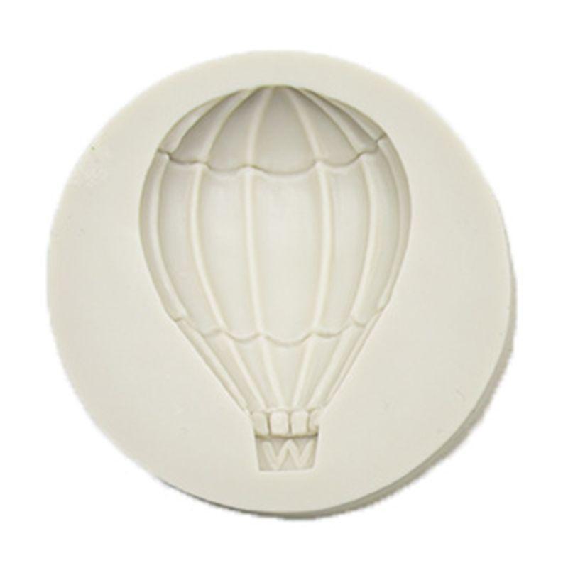 3Pcs Hot Air Balloon Fondant Molds Silicone for Wedding Baby Shower Cake Decor