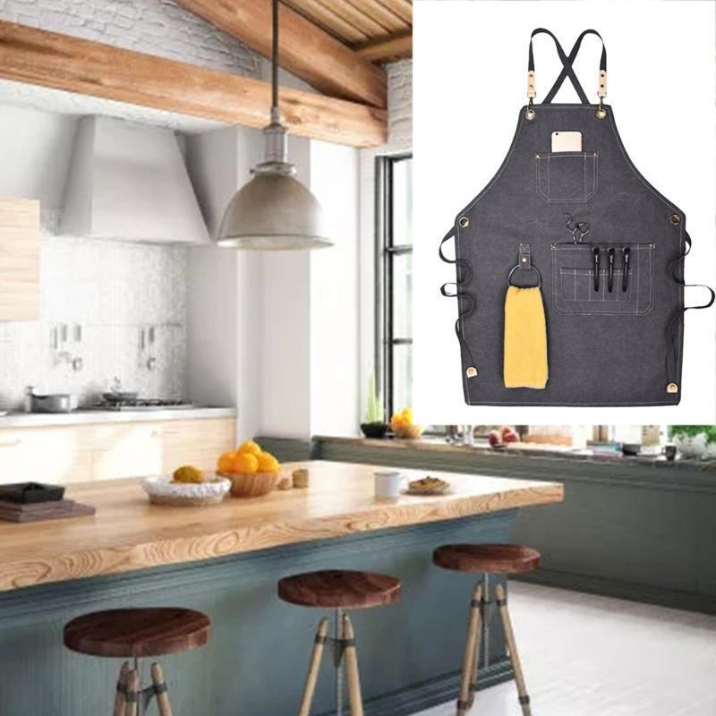 2Pcs/Pack Cooking Aprons Accessaries for Chef Waiters Grilling Aprons Straps Kit
