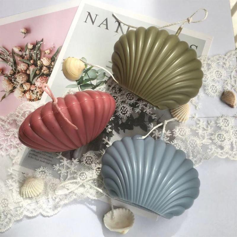DIY Shell  Candle Molds Candle Making Mould Handmade Soap Molds Clay Craft Tools