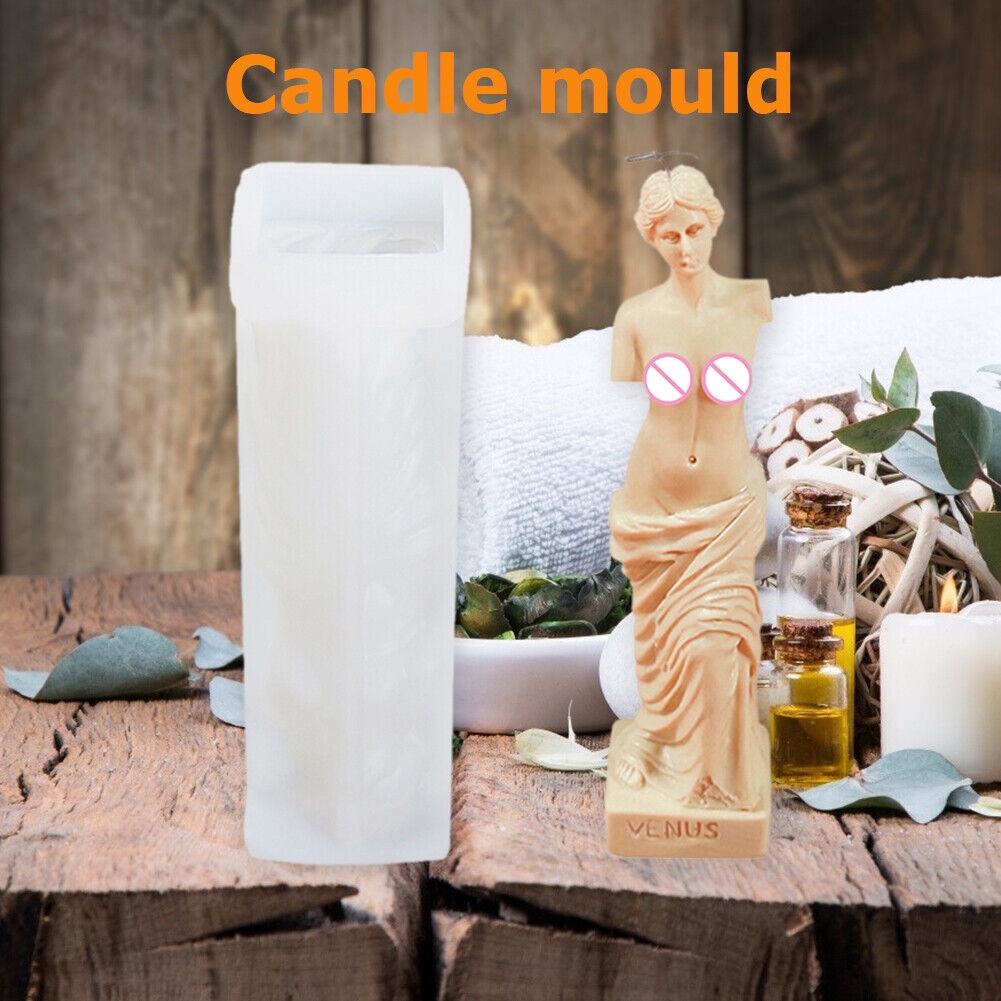 DIY Soap Mold Silicone Candle Making Wax Mould Human Body Shaped Handcraft