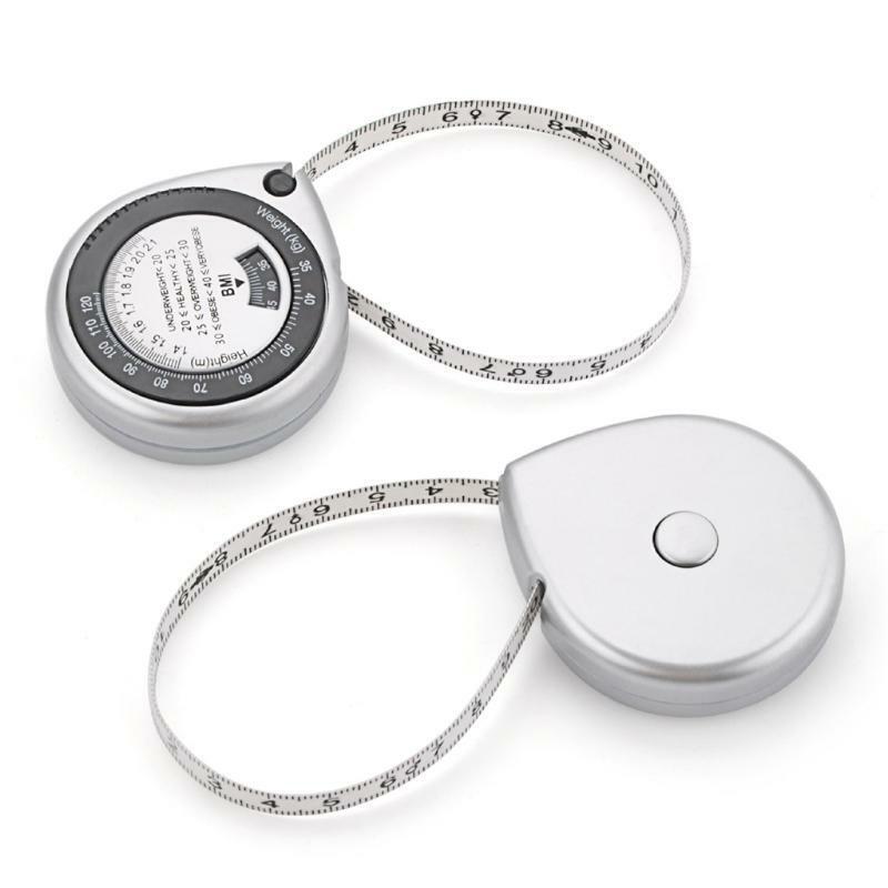 150cm/60inch Body Calculator BMI Measuring Tape w/ Ergonomic Design for Camping