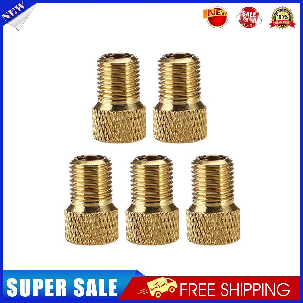 5pcs Bicycle Presta to Schrader Valve Core MTB Bike Air Pump Valve Adaptor