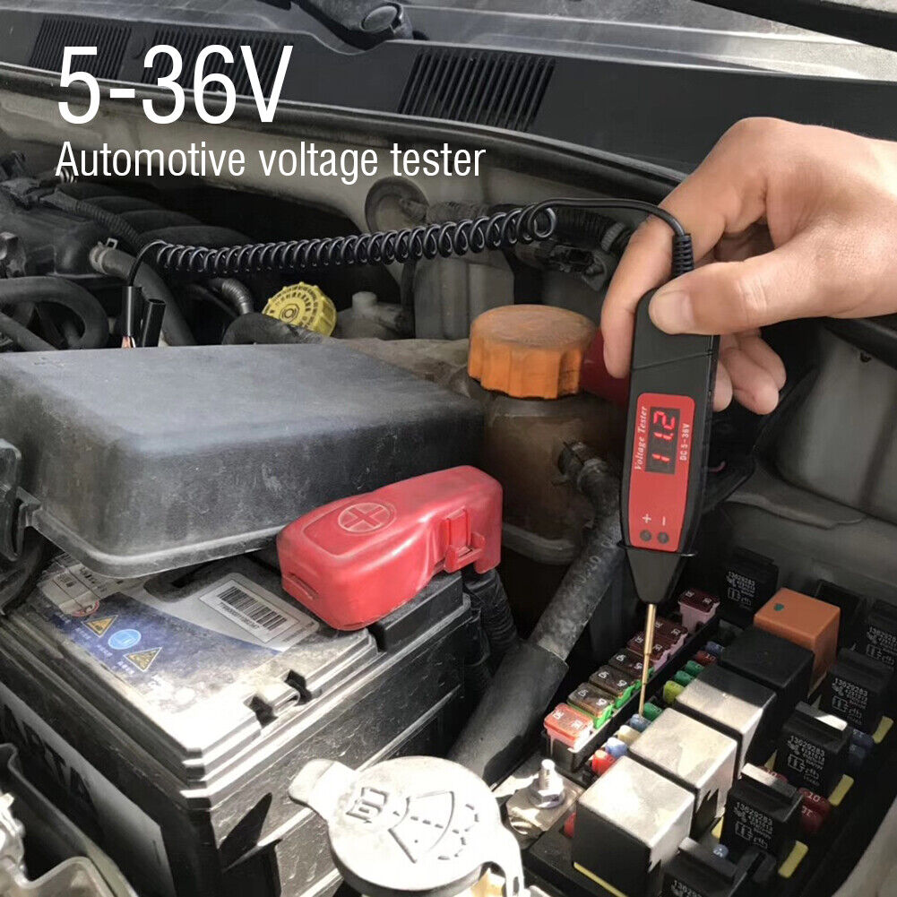 5-36V Car Electric Voltage Power Test Pen Non-Contact LCD Probe Detector