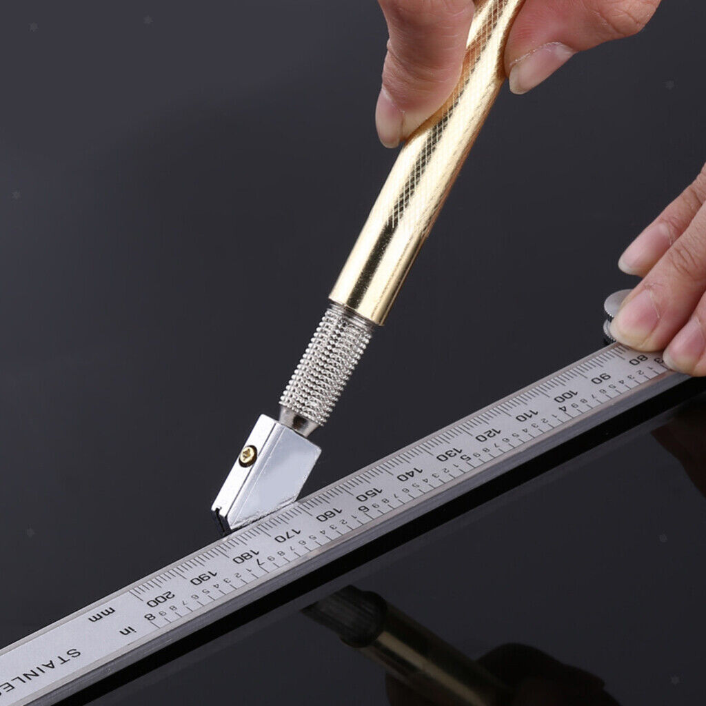 HEAVY DUTY OIL FILLED  CUTTER DIY TILE MIRROR CUTTING  CRAFT TOOLS