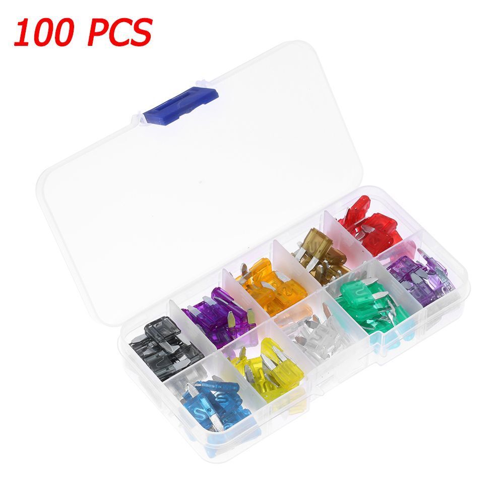 Truck Motorcycle AUTO Blade FUSES Kit Car Fuse  Assortment Case Assorted