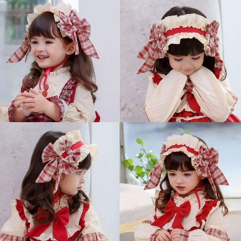 Children Princess Lolita Hairband Baby Bow Hairband Infant Hair Wear Accessories