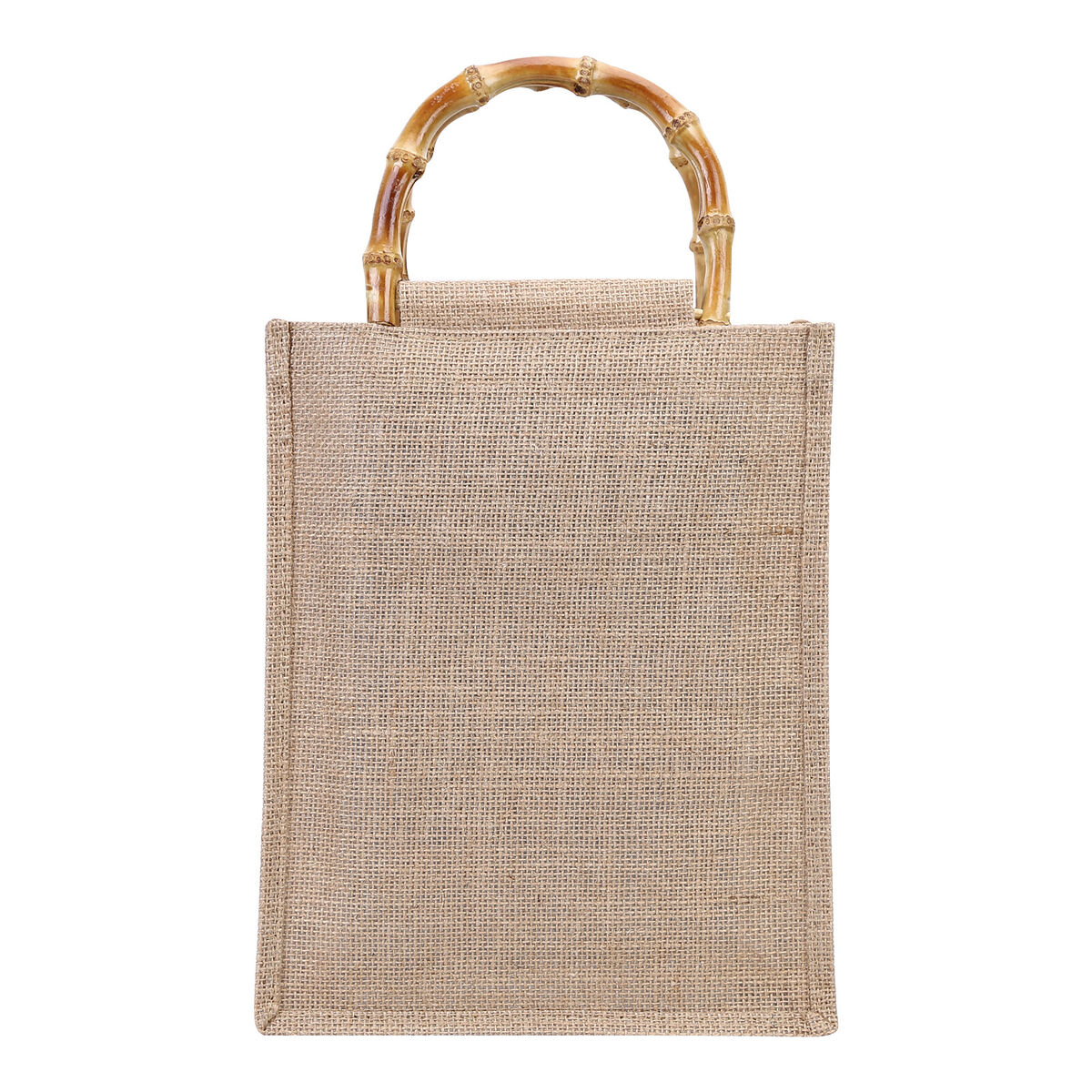 Eco Friendly Totes Linen Reusable Handbag Shopping Grocery Bag (31X25X10cm)