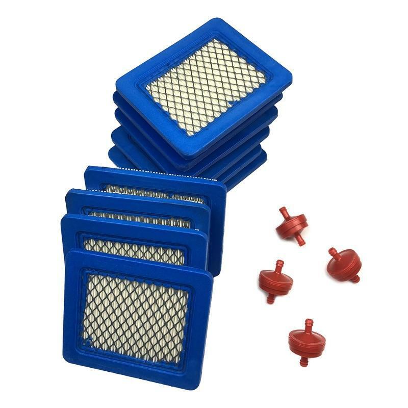 Fuel Filter 10 Pcs Air Filters Air Cleaning Tools in Lawn Mowers for Home Use