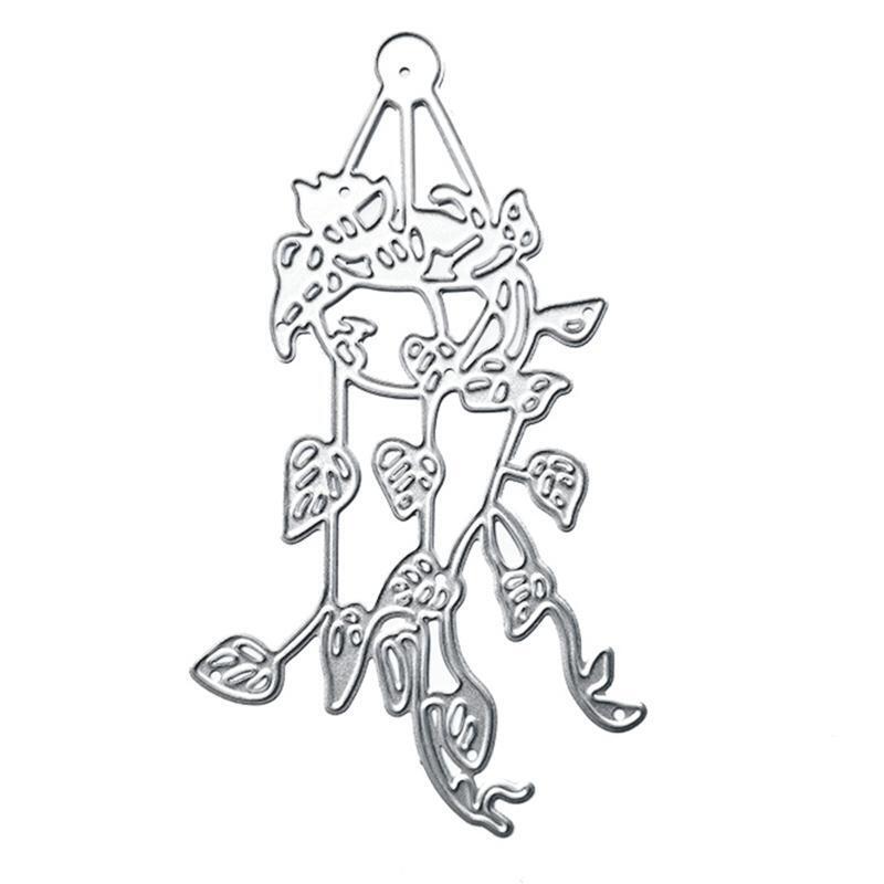 Hanging Basket Metal Cutting Dies Stencil DIY Scrapbooking Album Paper Card Mold