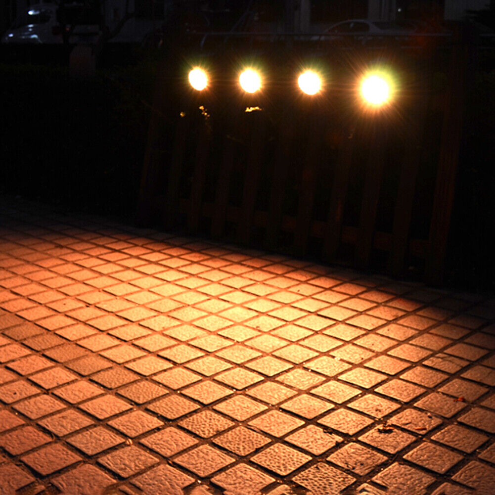 9 LED Waterproof Solar Spotlight Garden Lawn Ground Lighting Wall Lamp (B)