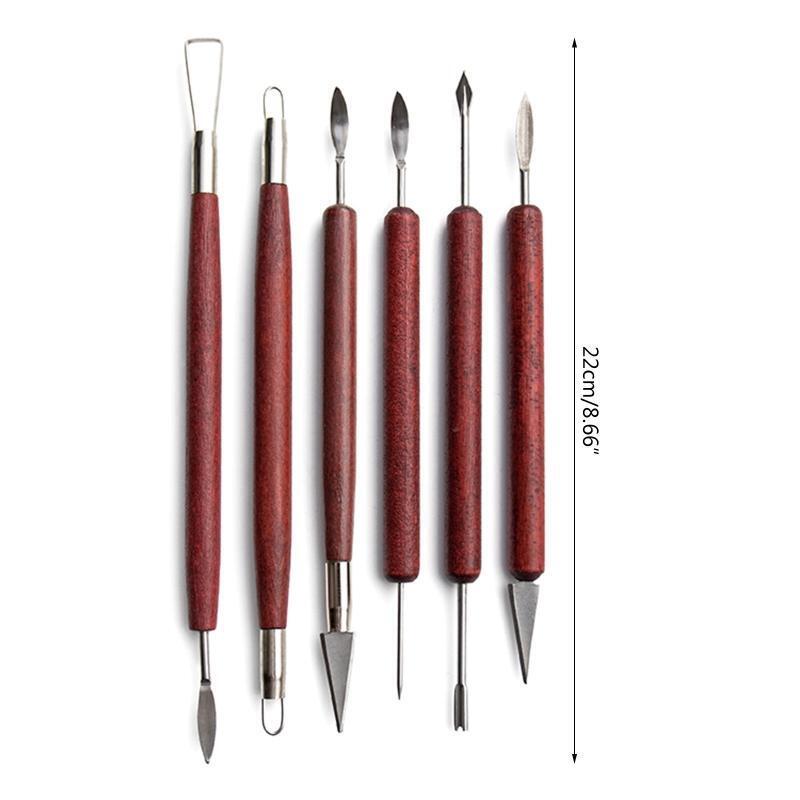 Stainless Steel Pottery Clay Sculpture Tool Cake Decorating Art Tools Set