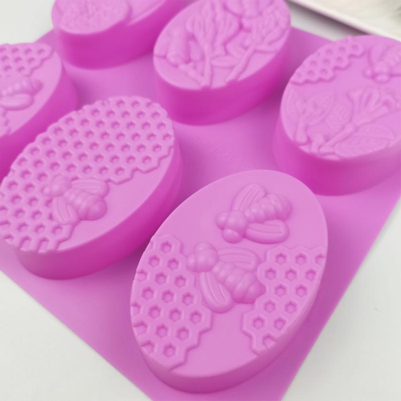 Honeycomb Shaped Silicone Fondants Moulds Cake Decorating Chocolate Candy Moulds