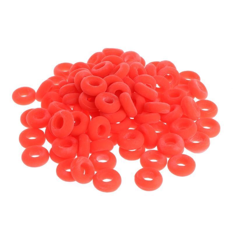 100 Pcs Castration Rubber Ring Pliers Accessories Elastic Reusable Tail Cutting
