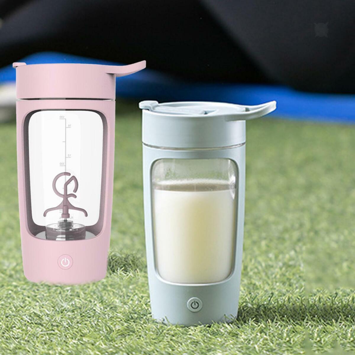 4pcs  Electric Protein Shaker Bottle Shaker Cups Mixer Cups 650ml