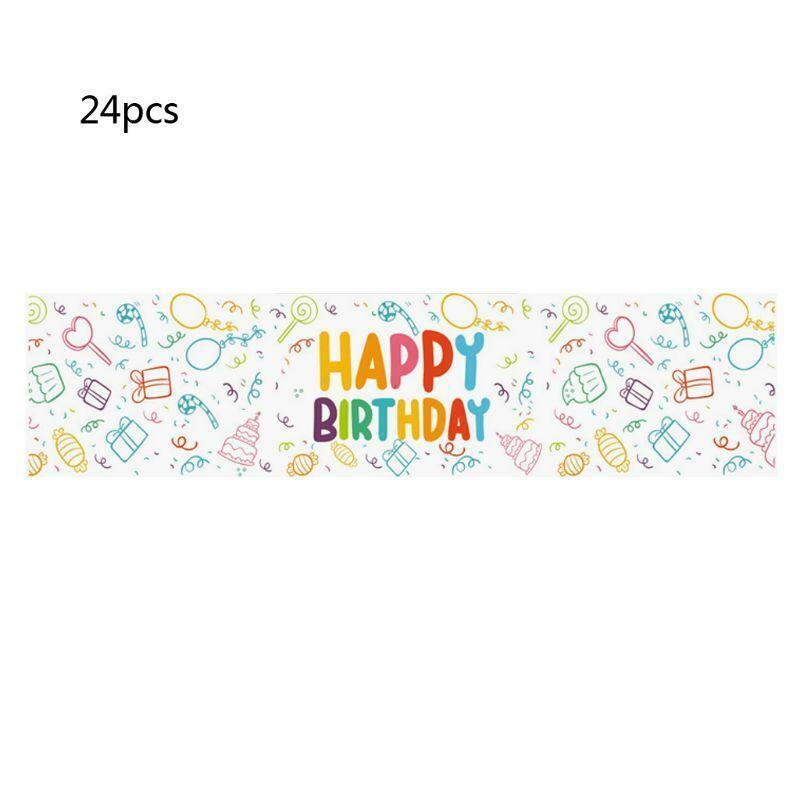 Water Bottle Label Wrappers Kids Birthday Party Supplies Decoration Baby Shower