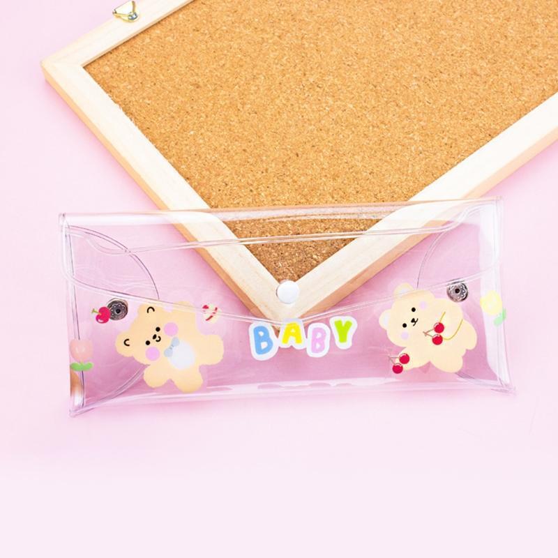 Wateproof Cosmetics Pouch Portable Mini Clear Coin Purse Clear PVC Pencil Bag