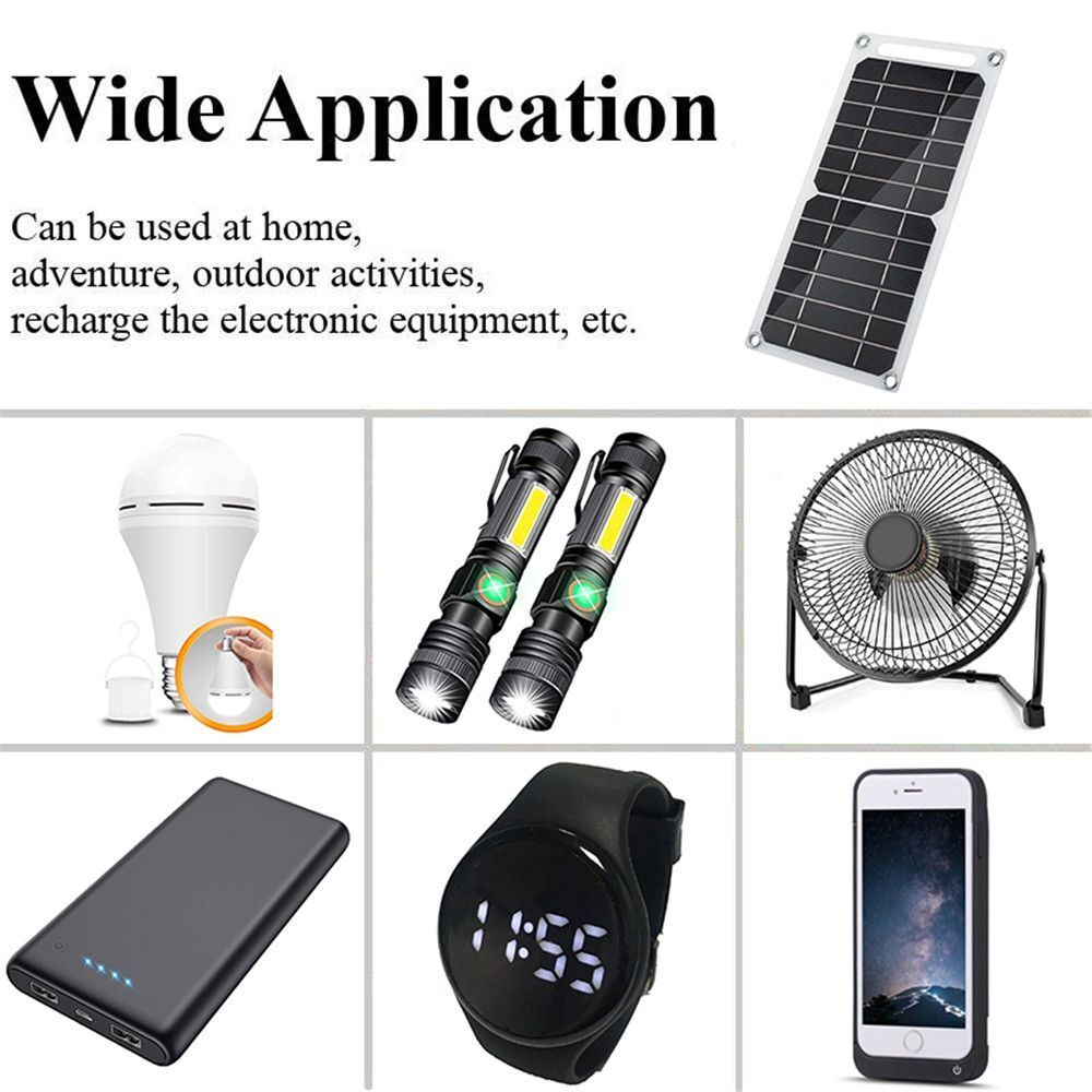 Travel Mobile Power Bank Emergency Survival Solar Panel Charger With USB Port