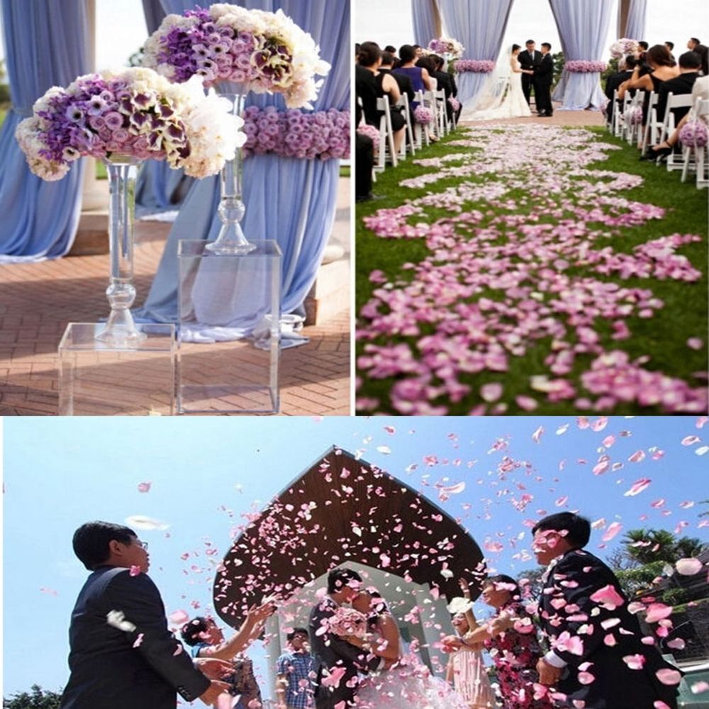 Decoration DIY Love Heart Throwing Rose Petals Wedding Party Padded Fabric