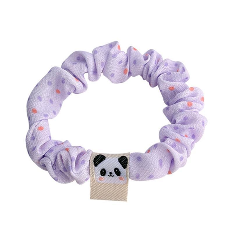 Elegant Elastic Hair Bands Cartoon Element Scrunchy Ponytail Hair Rope for Girl