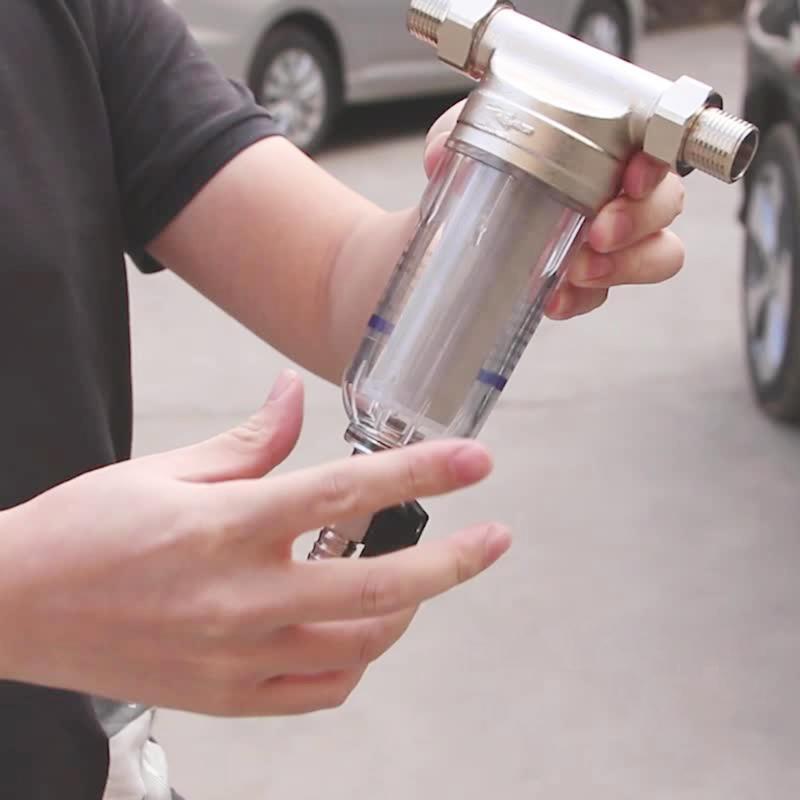 Water Filters Inline Prefilter Plastic Stainless Steel Material Water Filtration