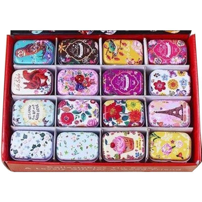 Candy Box Small Storage Box Tinplate Tin Cans for Candle Lip Balm Eye
