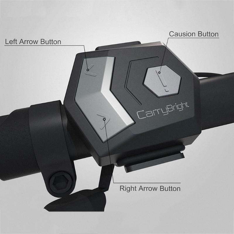 Smart Bike Taillight with Turn Signals Safety Warning Cycling Light Rechargeable