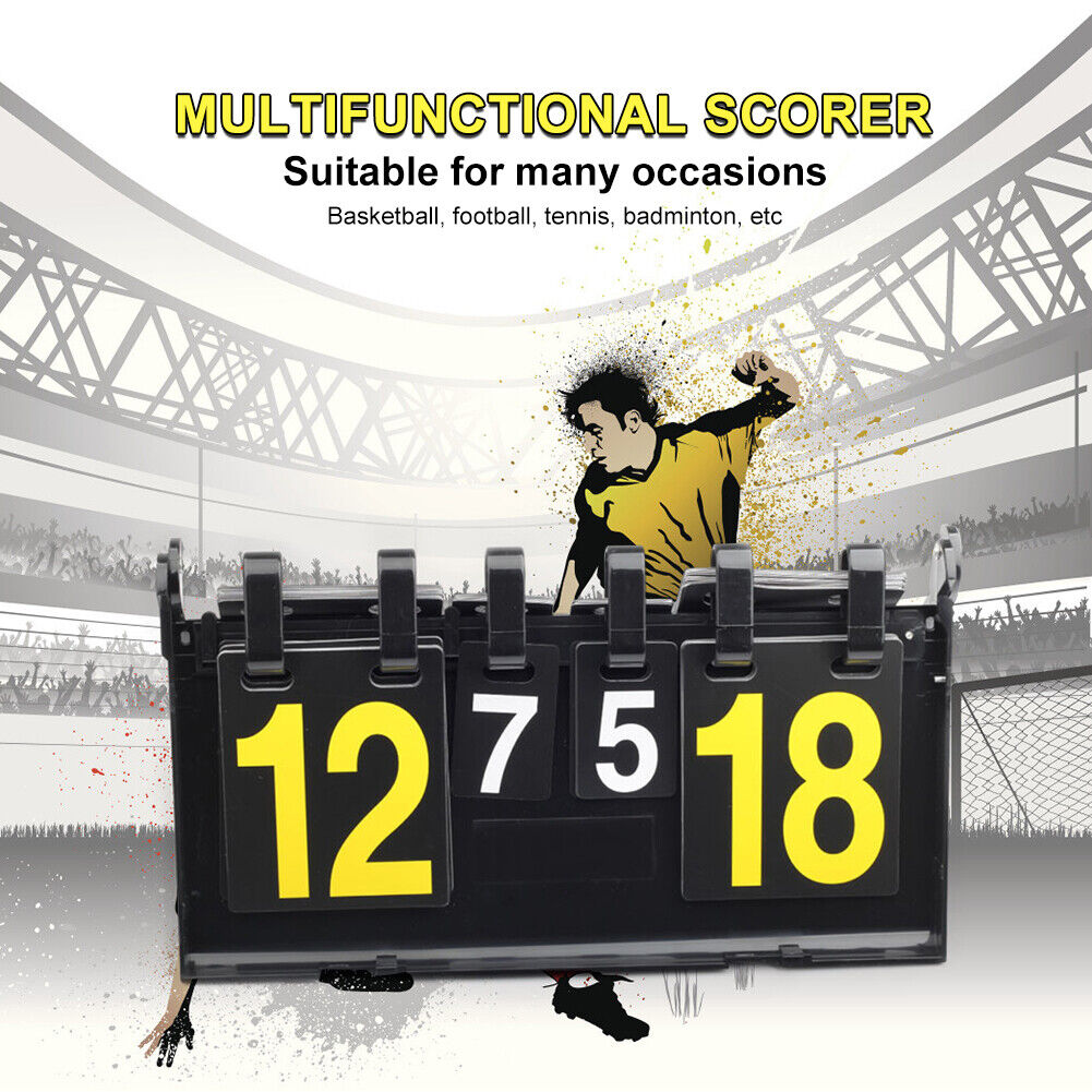 4-Digit Score Board Basketball Football Volleyball Table Tennis Scoreboard
