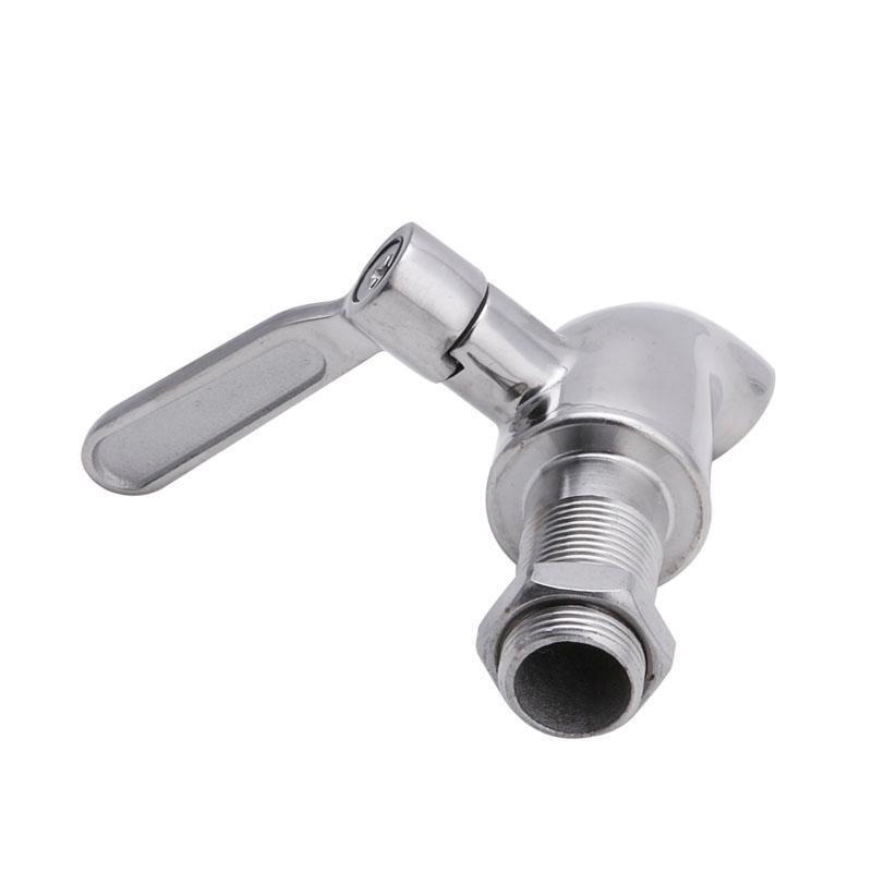 New Stainless Steel Beverage Drink Dispenser Wine Barrel Spigot / Tap M16 Round