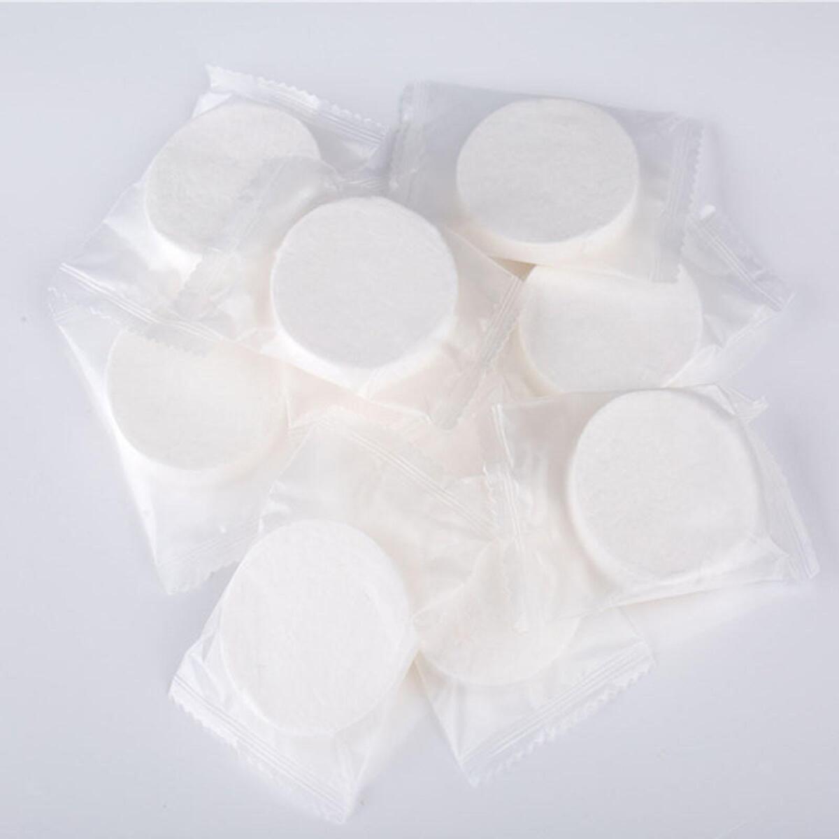 100 * Mini Disposable  Compressed Towels  Cleaning Washcloth