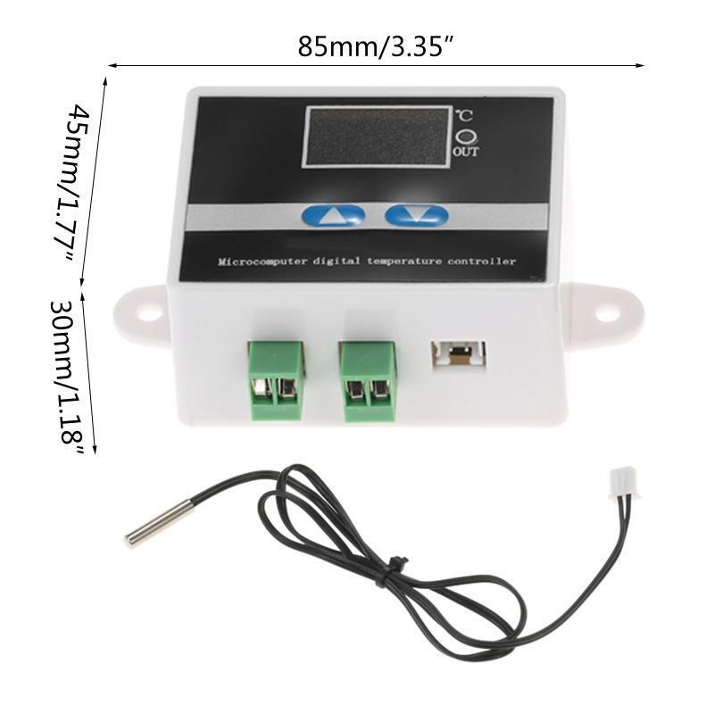 DC12V Digital LCD Temperature Controller TMC-W2000 for Incubator Cooling Heating