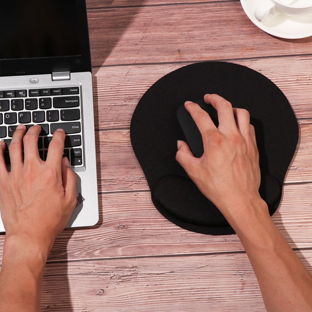 Thicken Ergonomic Comfortable SBR Wrist Support Mouse Pad Wrist Rest Mice Mat