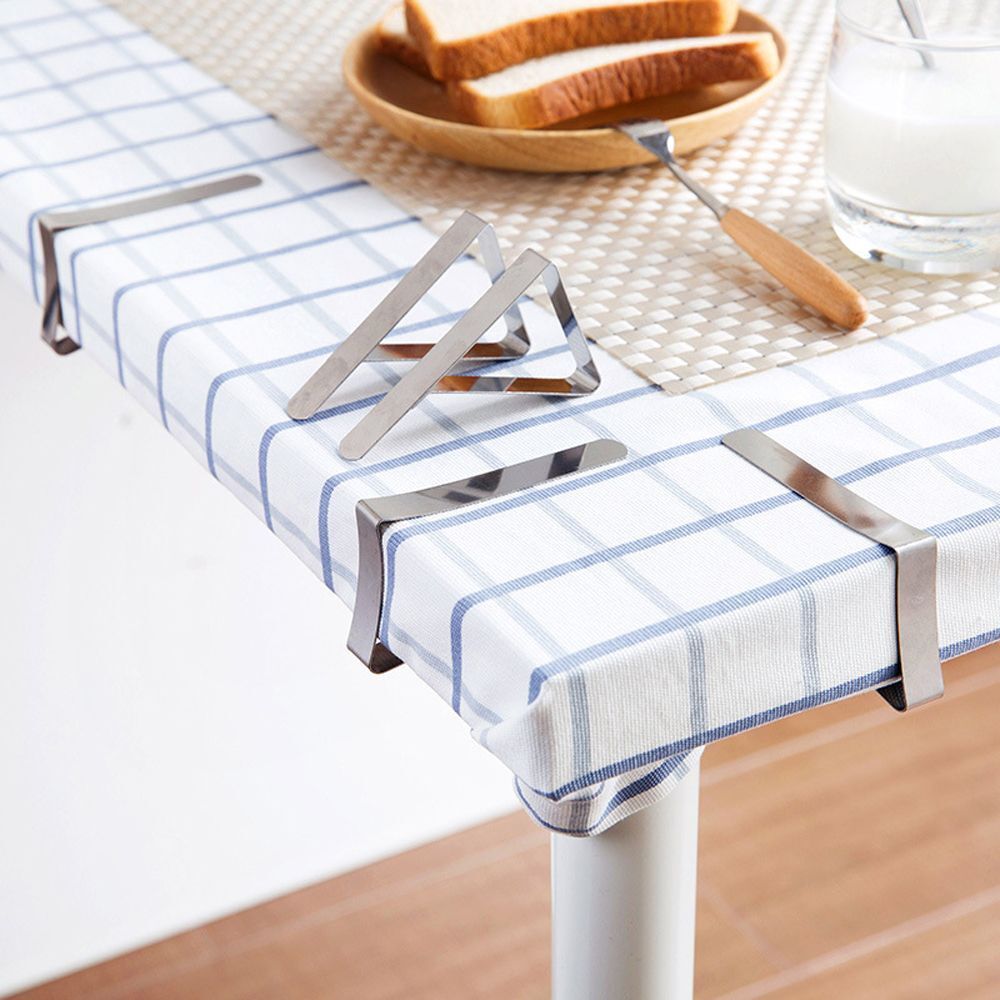 Board Home Holder Clip Table Cover Stainless Steel Tablecloth Clamp