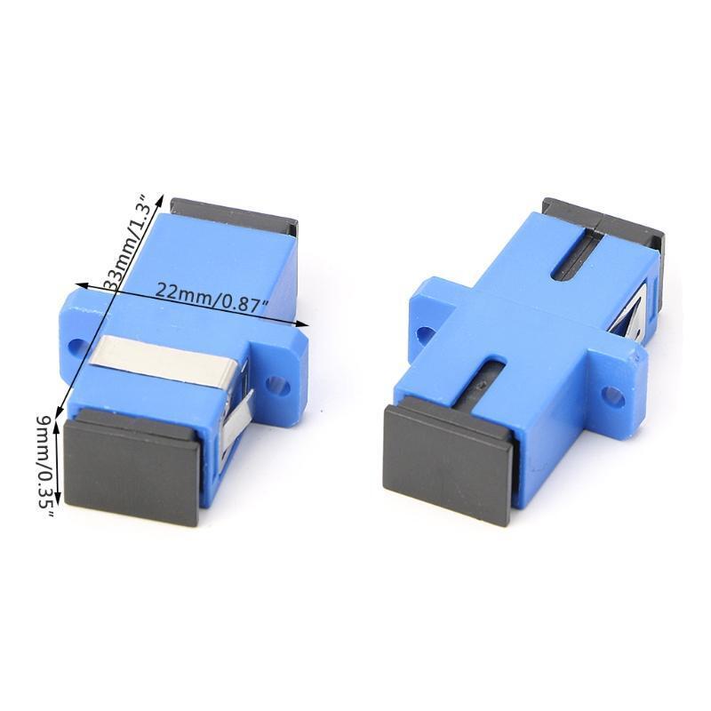 10PCS SC/UPC Fiber Optic Adapter SC Fiber Optic Flange SC/UPC Connector
