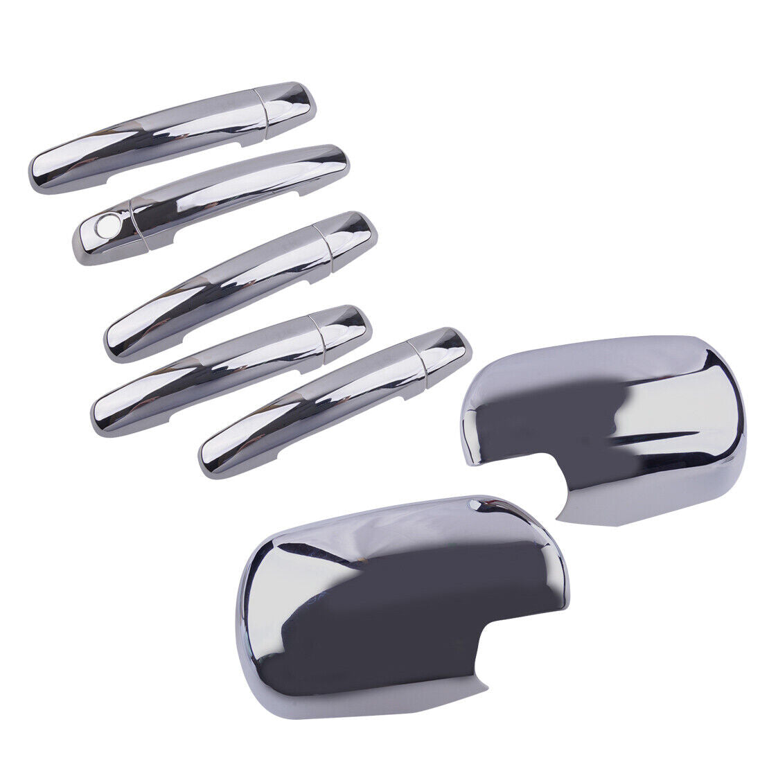 Side Mirror + Door Handle Covers Trims Fit For 2006-13 Suzuki Grand Vitara