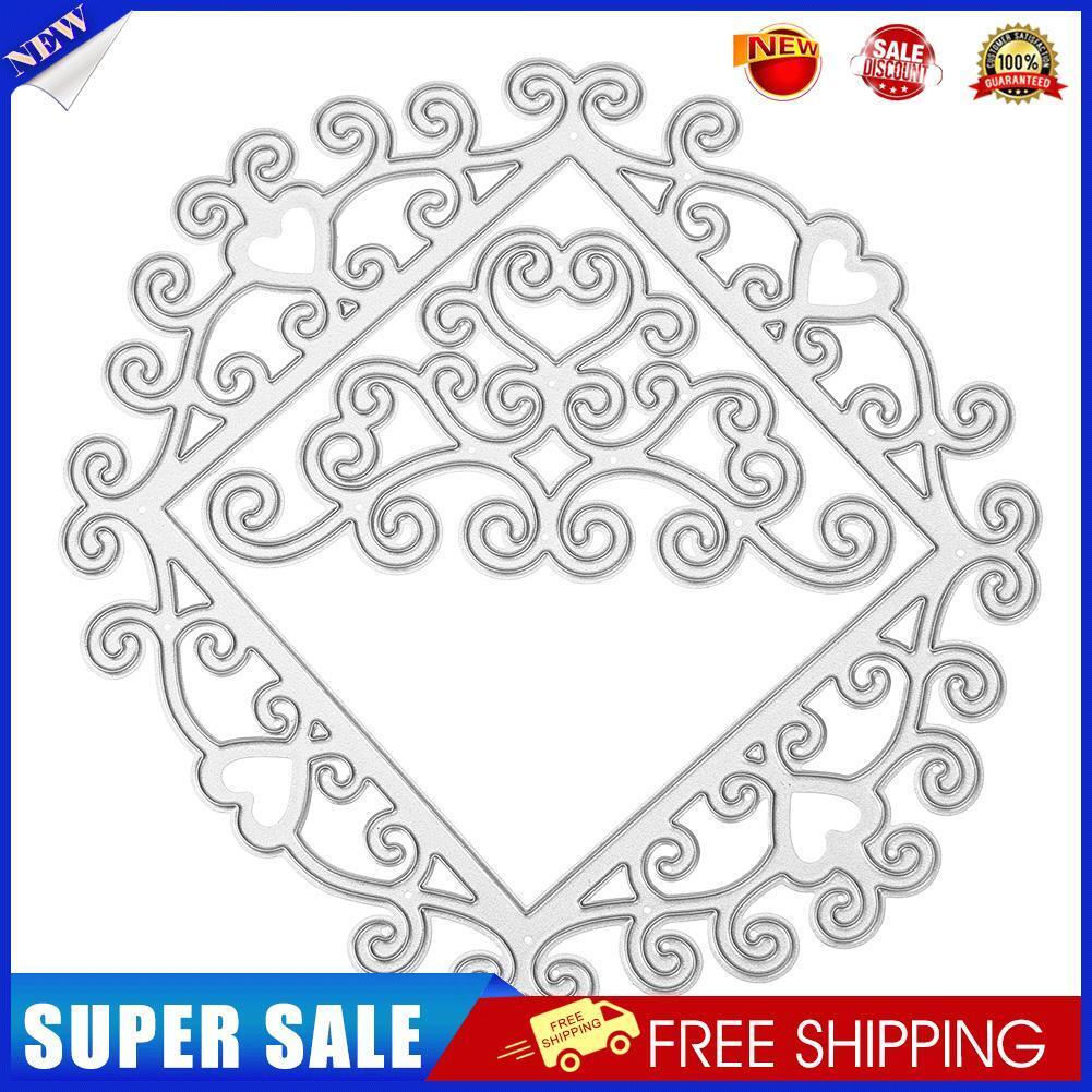 Flower Frame Metal Cutting Dies Stencils DIY Scrapbooking Paper Cart Decor