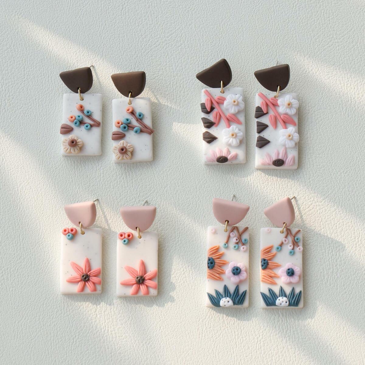 126x Polymer Clay Shape Cutter Set Geometry Circle Accessories for DIY