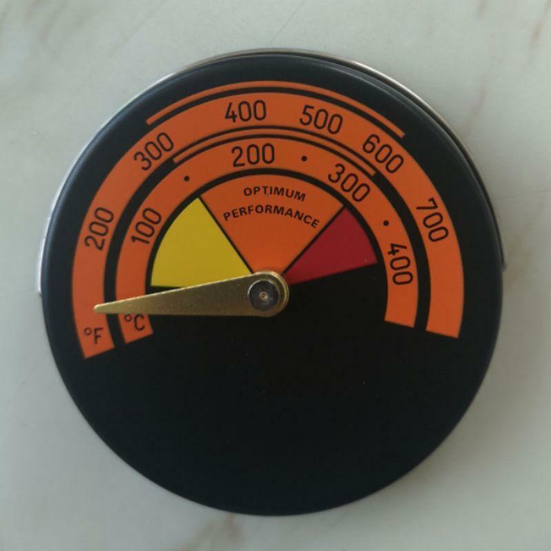 Magnetic Stove Thermometer Oven Temperature Meter for Log Wood Burner Fireplace