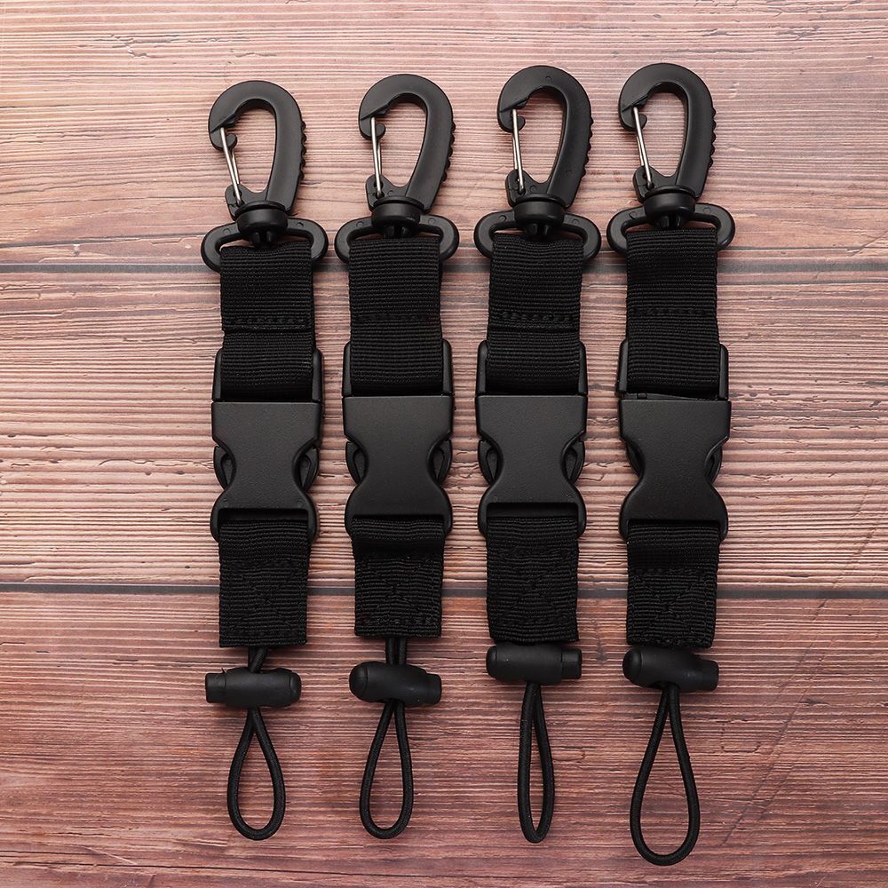 Strap Paracord Keychain Diver Torch Holder Buckle Quick Release Buckle Clip