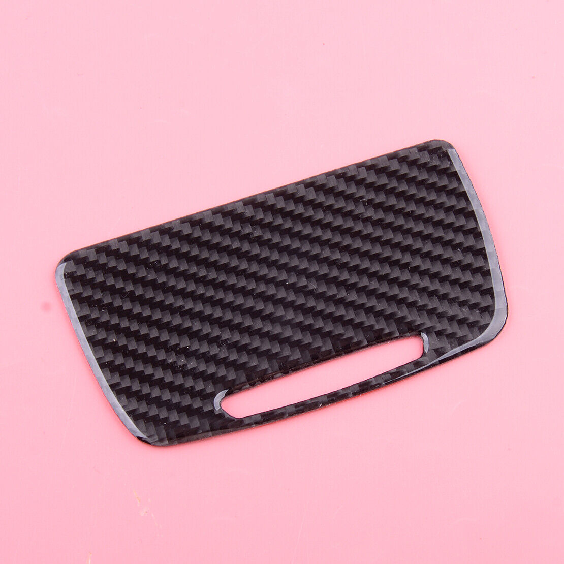 Carbon Fiber Cigarette Lighter Panel Trim Cover Fits For BMW F10 2011-2017