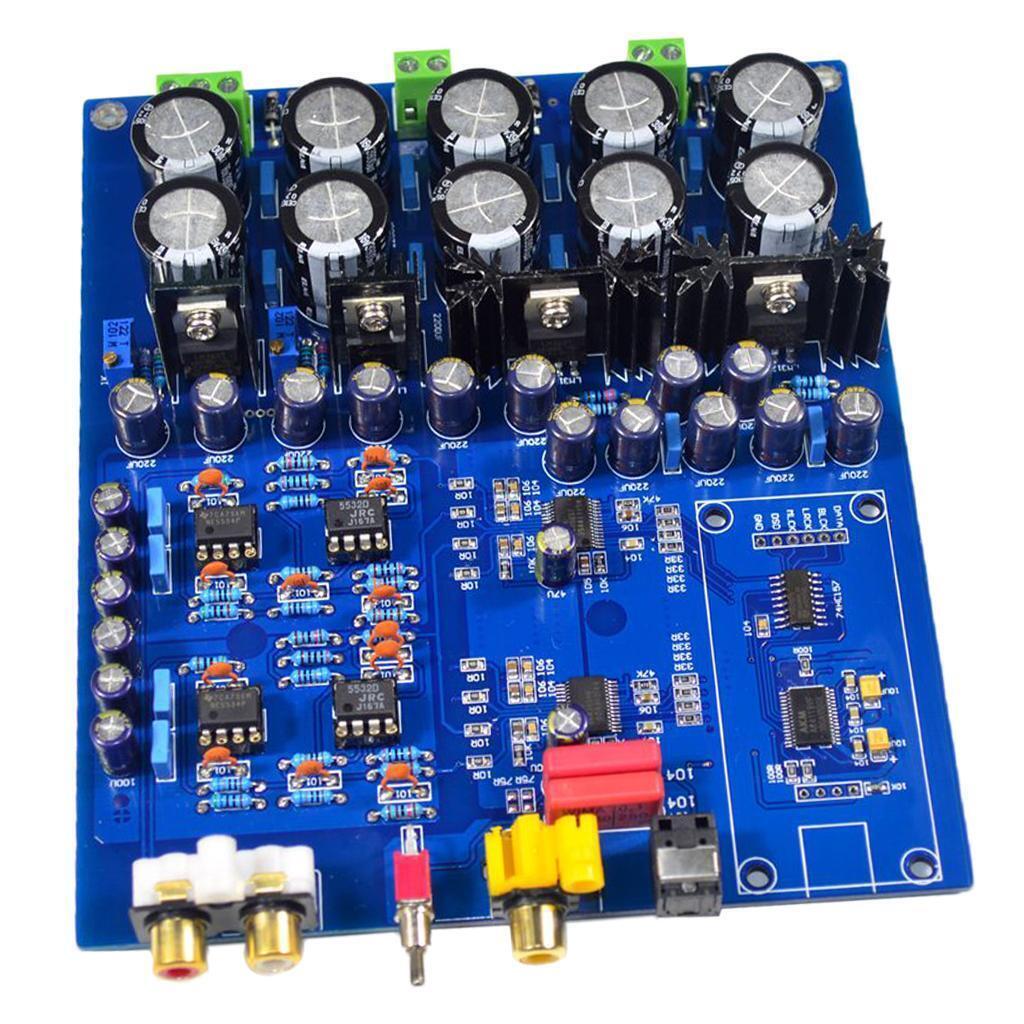 AK4396+AK4113 Dual Chip    DAC Fiber Optic /  / USB Input