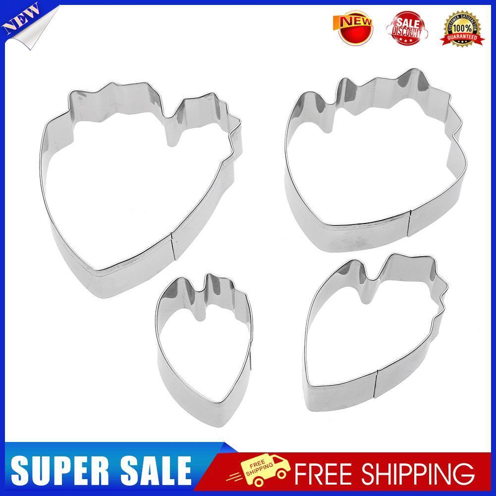 4pcs/set Peony Flower Petal Fondant Mold Cozinha Cookie Cutter Cake Tools