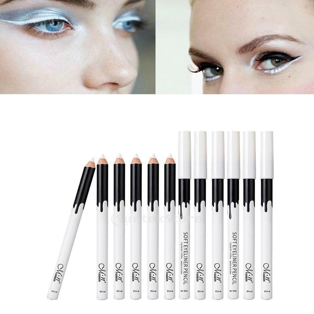 12 lot Waterproof  Makeup Cosmetic Highlight Eyeliner Pen White