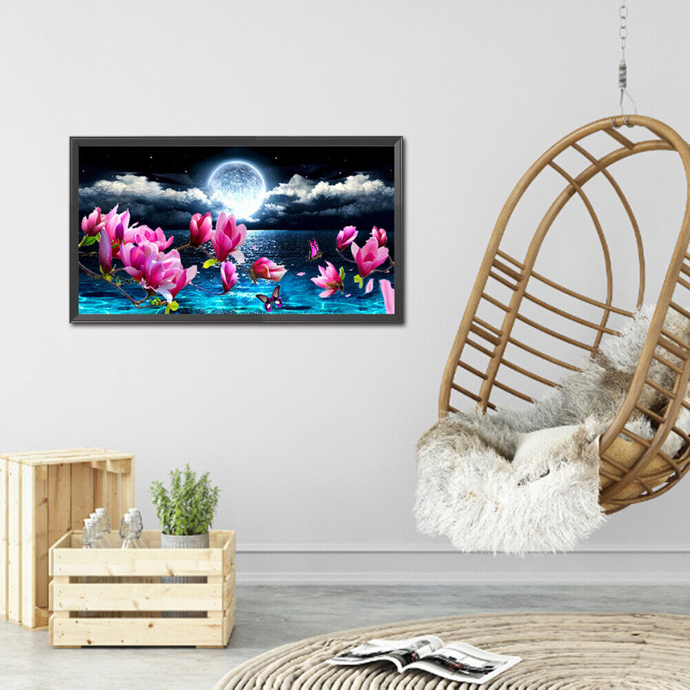 5D Diamond Painting Magnolia Picture Full Drill Art Home Wall Decor (A4158)
