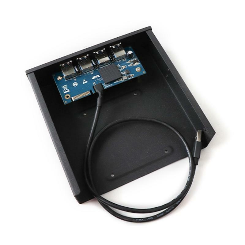 PCI-E to 4 Ports USB 3.0 5Gbps PCI Express USB 3.0 Expansion Card 3.5 in Bracket