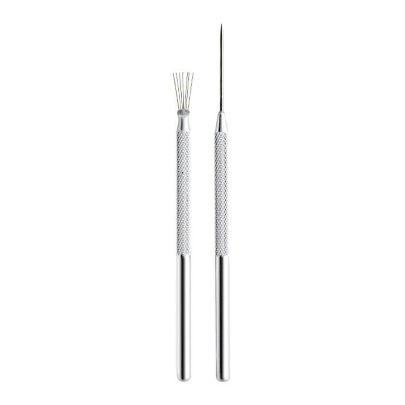 2 Pcs Feather Pin Pro Needle Wire Texture Pottery Clay Tools Set Texture Brush